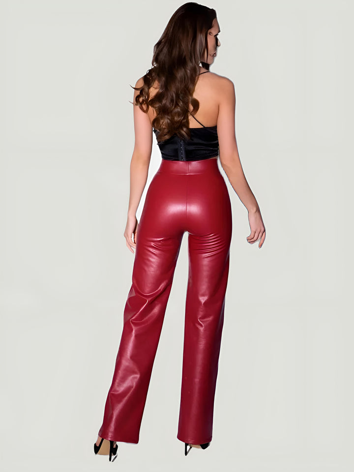 Rebel Chic Leather Trousers