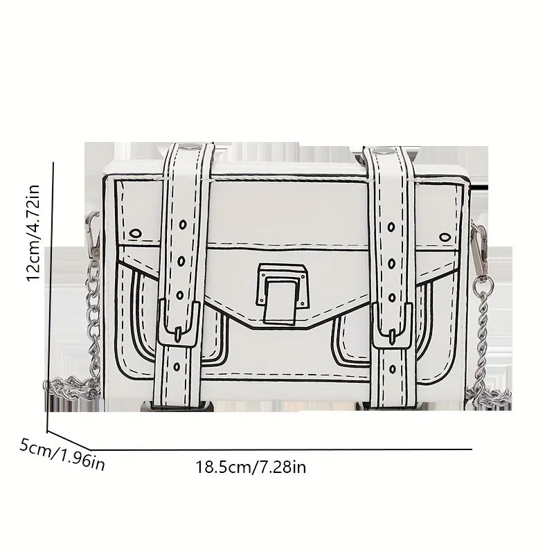 Handbag Two-dimensional Trendy