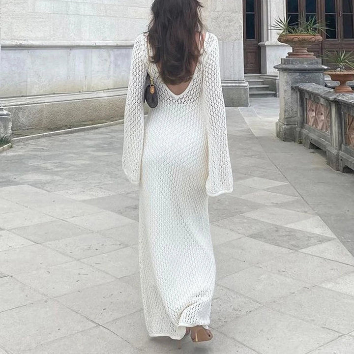 Crocheted maxi dress