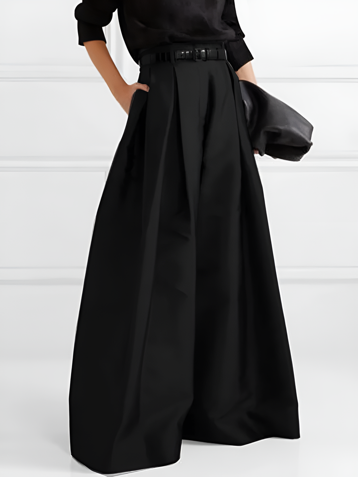 Oversized Wide-Leg High-Waist Pants