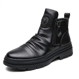 RevGear™ British Style High-Top Leather Boots