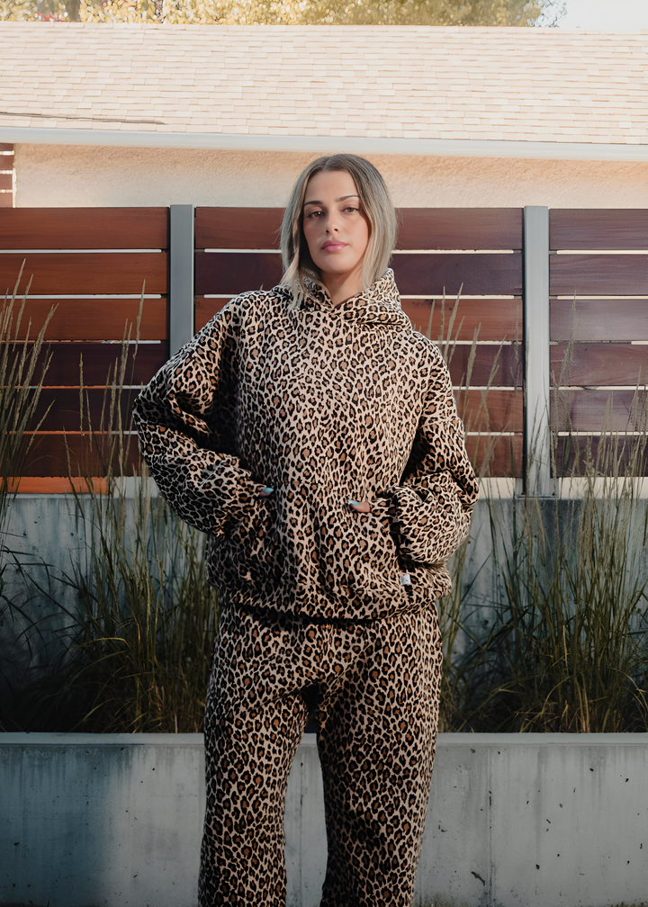 Leopard Print Hot Sweatshirt