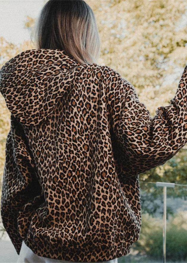 Leopard Print Hot Sweatshirt