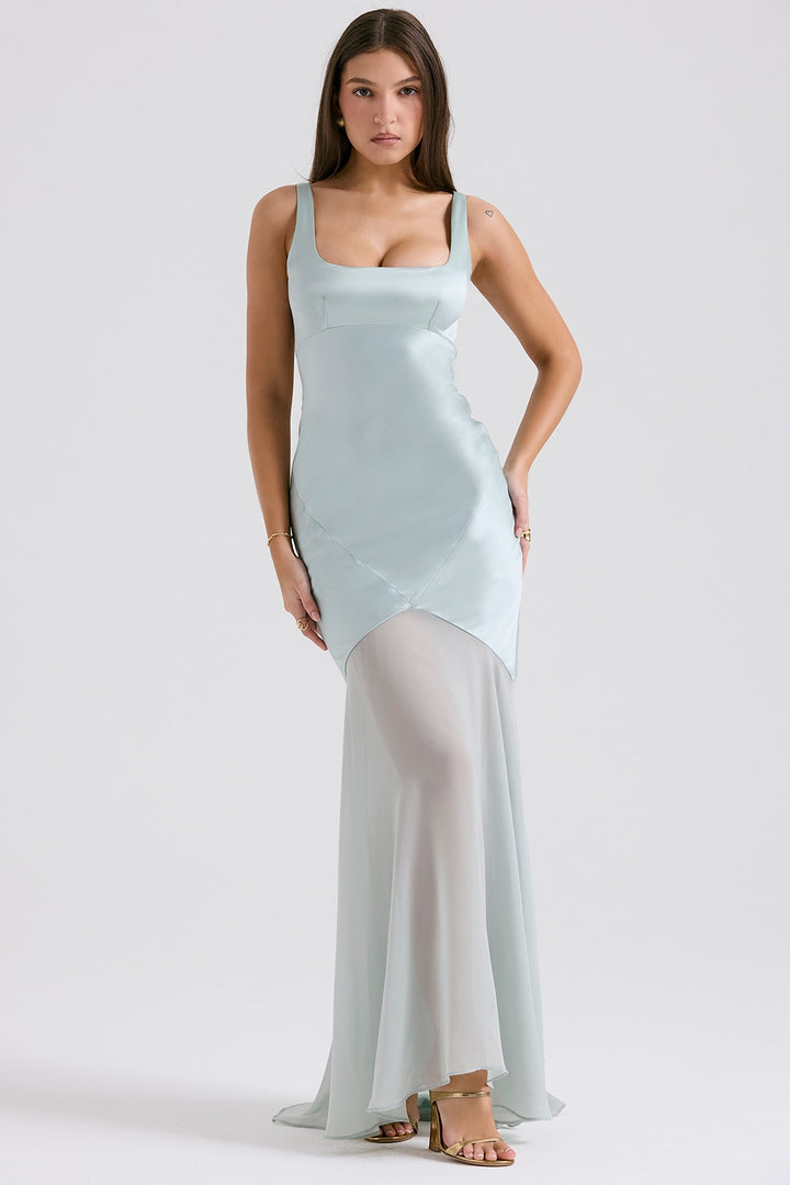 Slim Backband Wrapped Dress