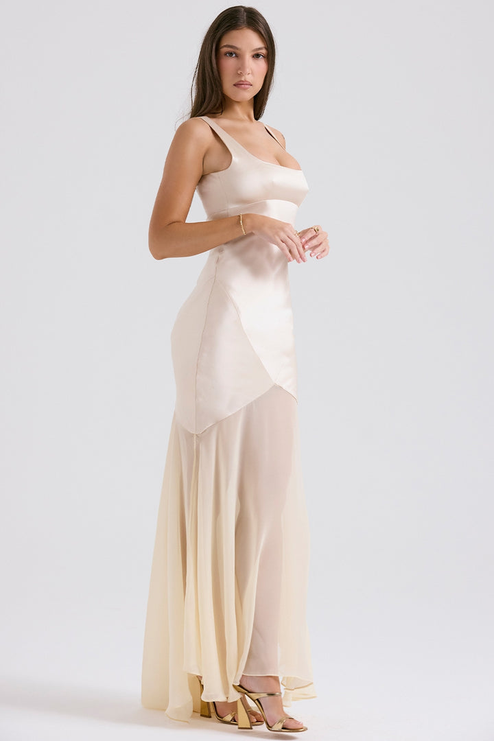 Slim Backband Wrapped Dress